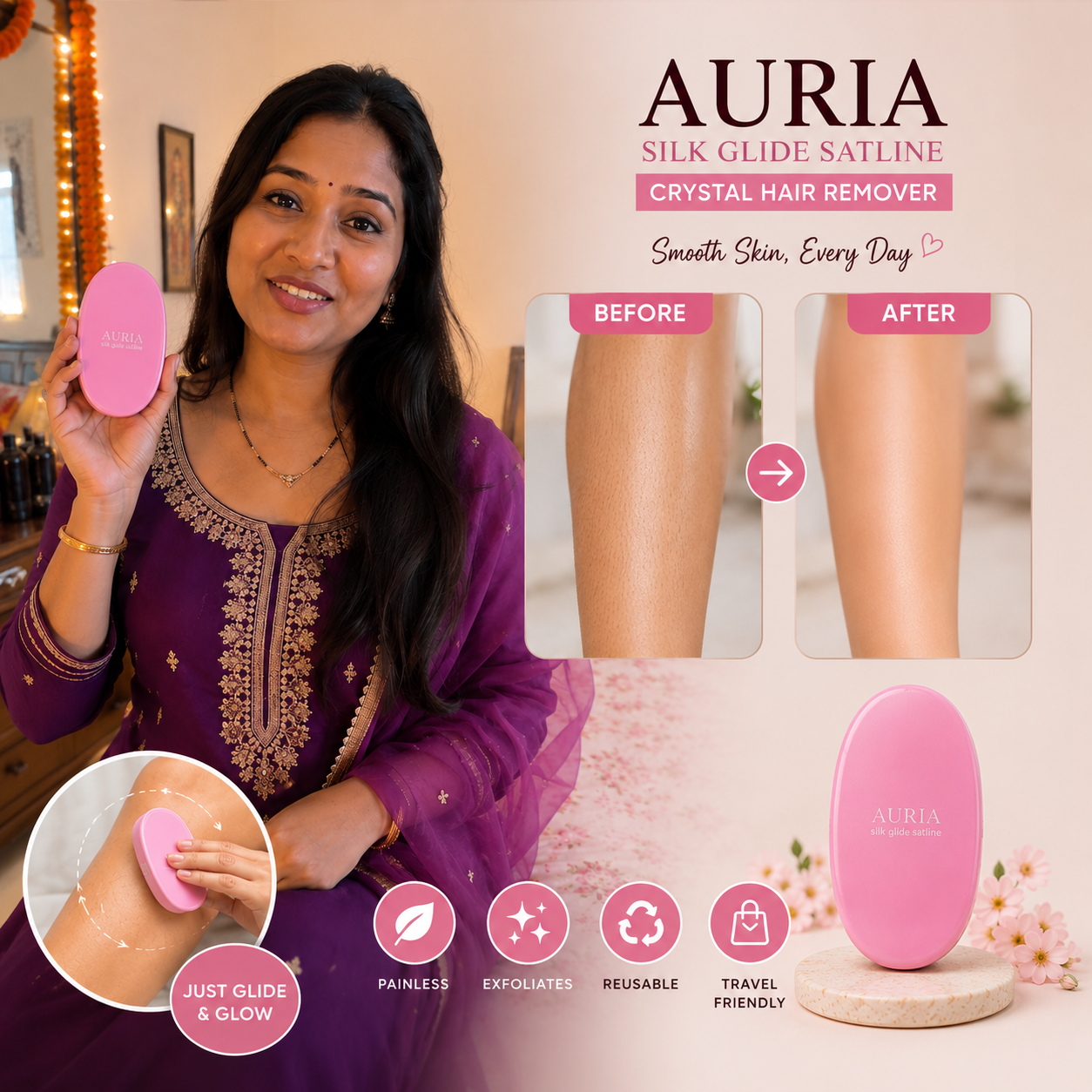 Auria™ Silk Glide Satline
